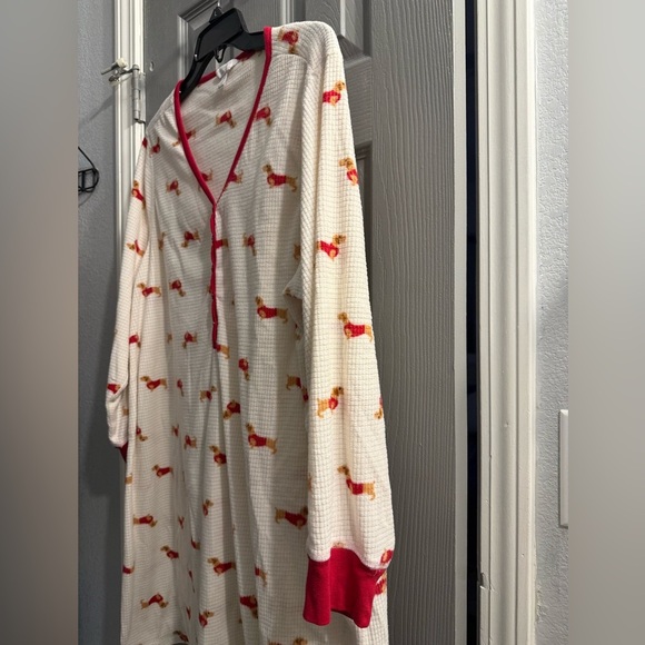 Women’s Charter club intimates fleece waffle knit sleepshirt NWOT Size 1X - Picture 4 of 8
